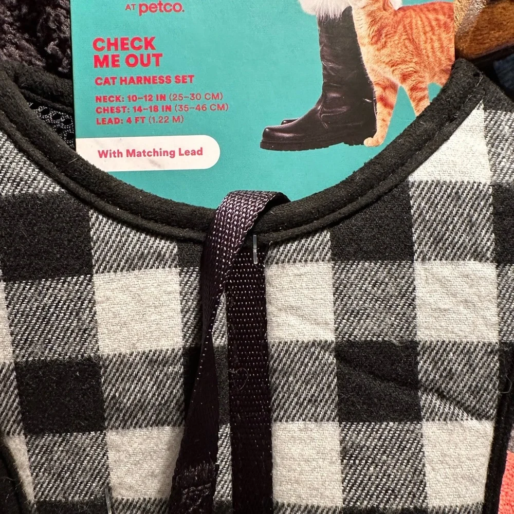 Dog toy and a Harness for a cat and I’m sure can be used on a dog too!
